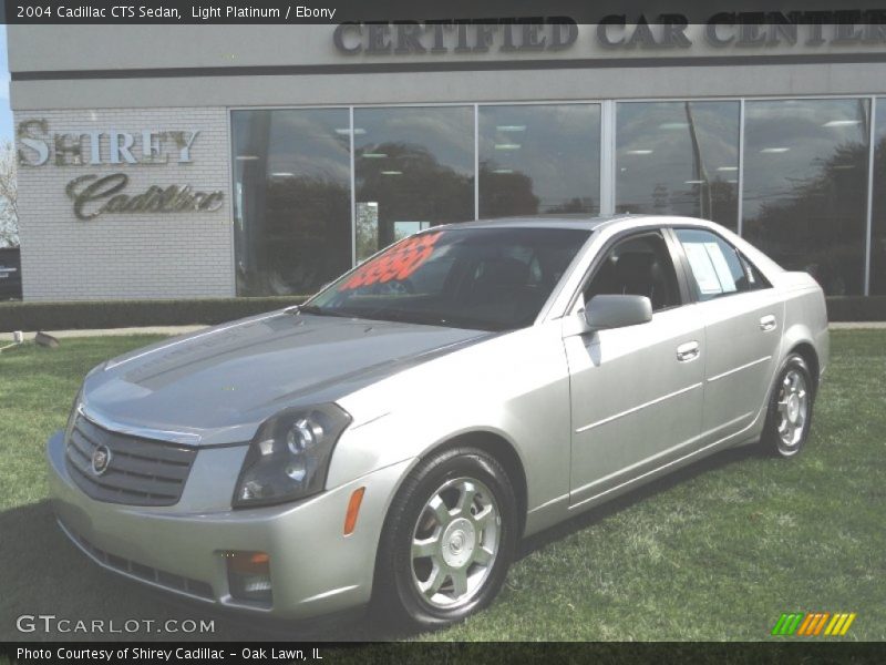 Light Platinum / Ebony 2004 Cadillac CTS Sedan