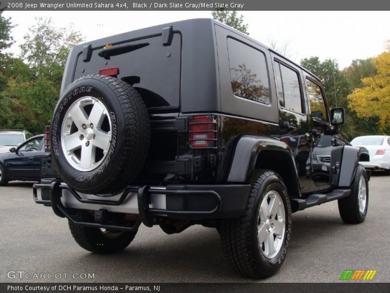 Black / Dark Slate Gray/Med Slate Gray 2008 Jeep Wrangler Unlimited Sahara 4x4