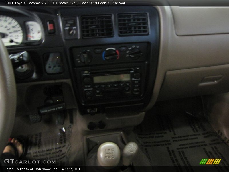 Black Sand Pearl / Charcoal 2001 Toyota Tacoma V6 TRD Xtracab 4x4