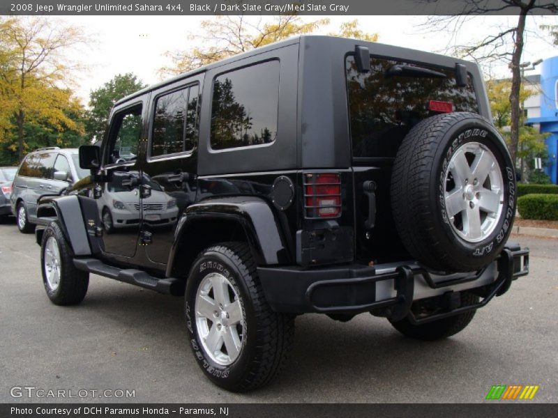 Black / Dark Slate Gray/Med Slate Gray 2008 Jeep Wrangler Unlimited Sahara 4x4
