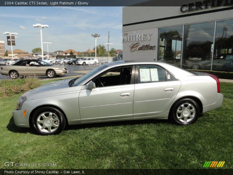 Light Platinum / Ebony 2004 Cadillac CTS Sedan