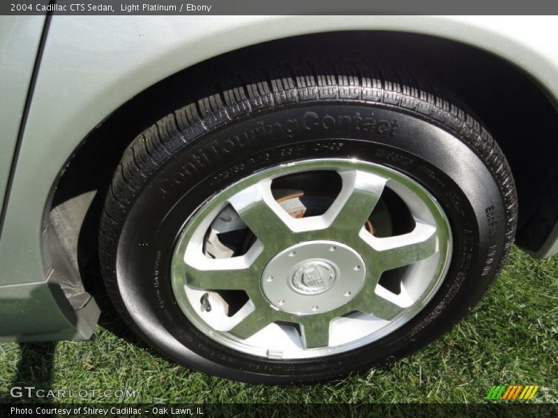 Light Platinum / Ebony 2004 Cadillac CTS Sedan