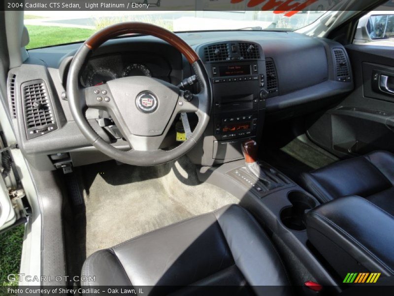 Light Platinum / Ebony 2004 Cadillac CTS Sedan