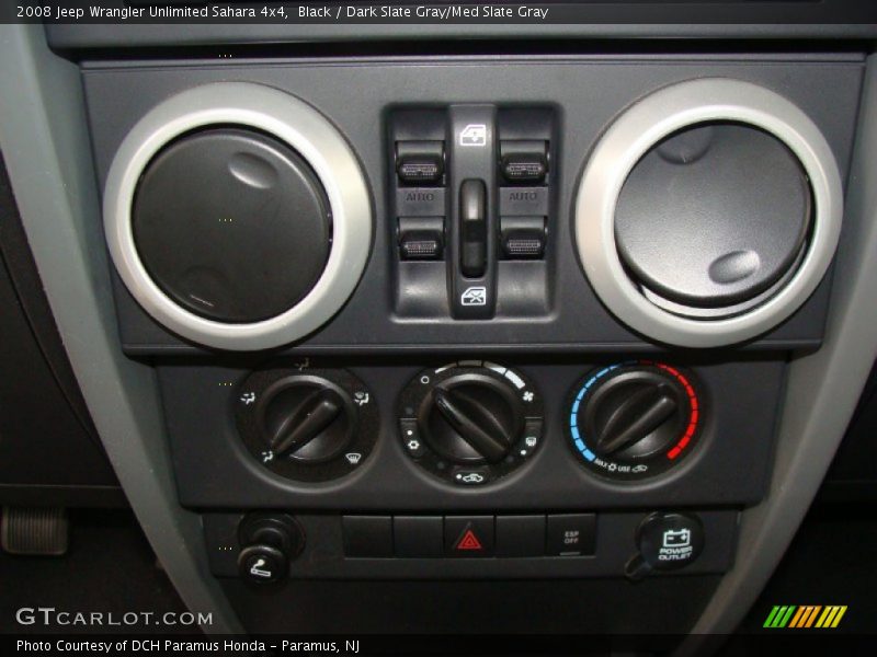 Black / Dark Slate Gray/Med Slate Gray 2008 Jeep Wrangler Unlimited Sahara 4x4