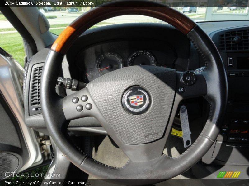 Light Platinum / Ebony 2004 Cadillac CTS Sedan