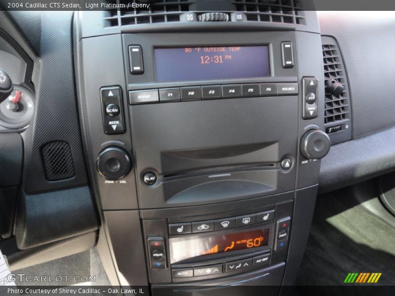 Light Platinum / Ebony 2004 Cadillac CTS Sedan