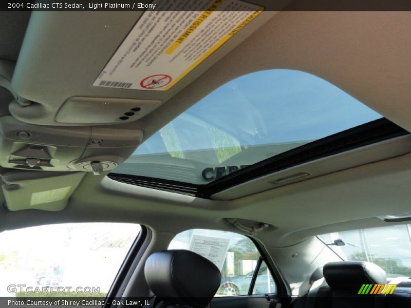 Light Platinum / Ebony 2004 Cadillac CTS Sedan