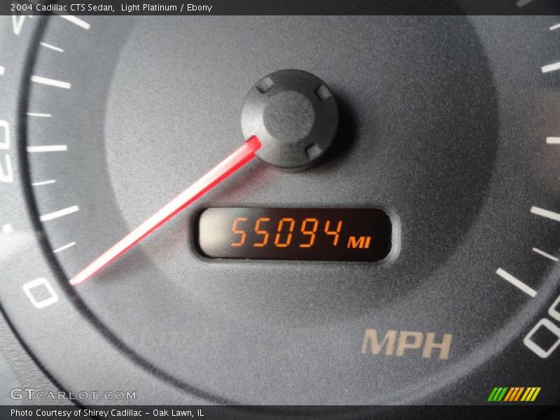 Light Platinum / Ebony 2004 Cadillac CTS Sedan