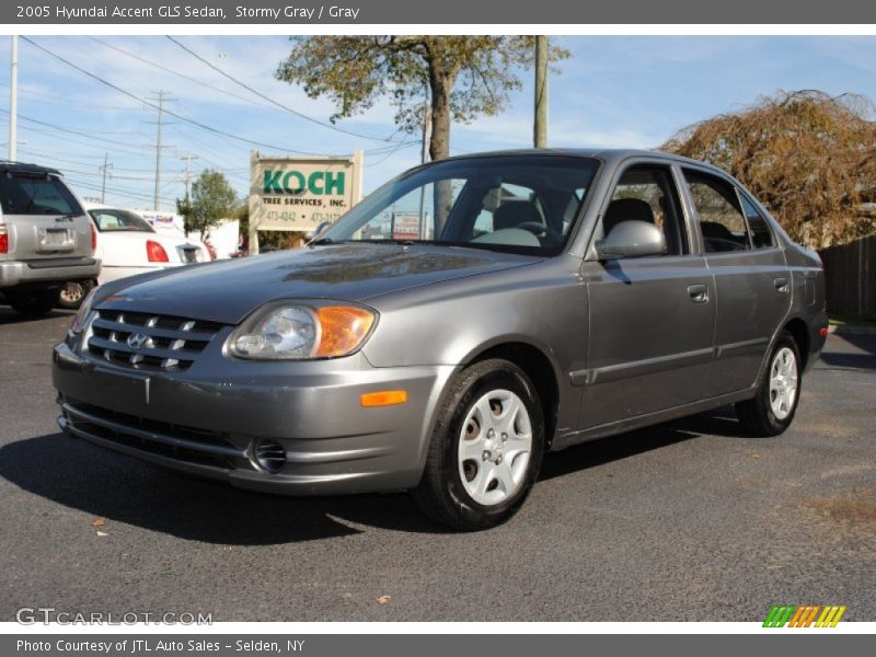 Stormy Gray / Gray 2005 Hyundai Accent GLS Sedan