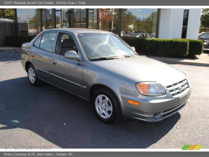 Stormy Gray / Gray 2005 Hyundai Accent GLS Sedan