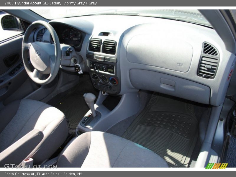 Stormy Gray / Gray 2005 Hyundai Accent GLS Sedan
