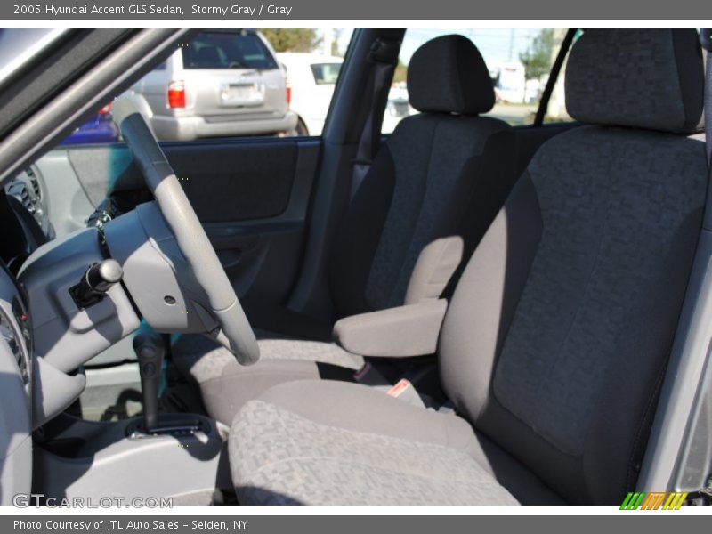 Stormy Gray / Gray 2005 Hyundai Accent GLS Sedan