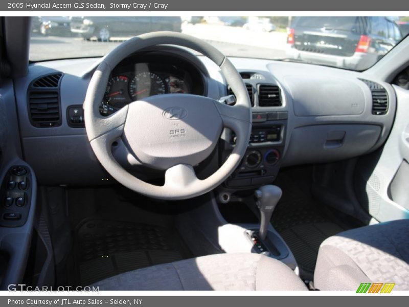 Stormy Gray / Gray 2005 Hyundai Accent GLS Sedan