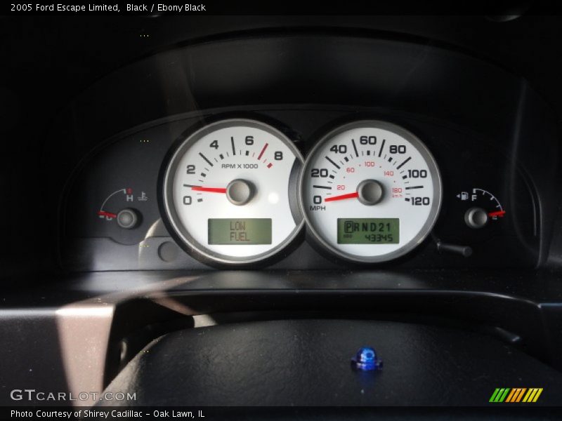  2005 Escape Limited Limited Gauges