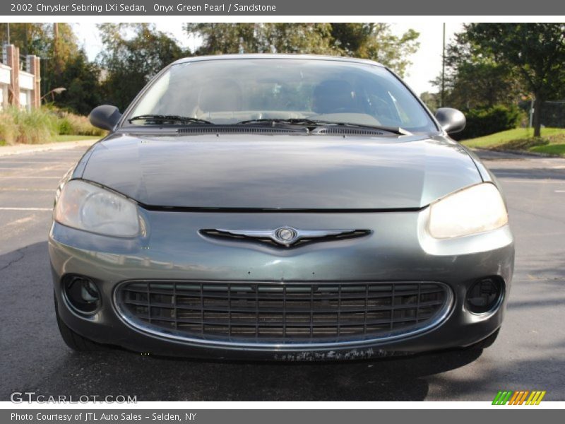 Onyx Green Pearl / Sandstone 2002 Chrysler Sebring LXi Sedan