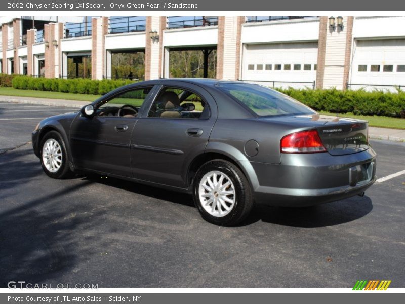Onyx Green Pearl / Sandstone 2002 Chrysler Sebring LXi Sedan