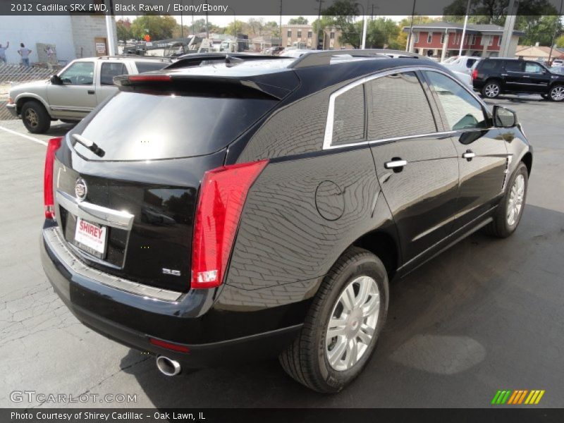 Black Raven / Ebony/Ebony 2012 Cadillac SRX FWD