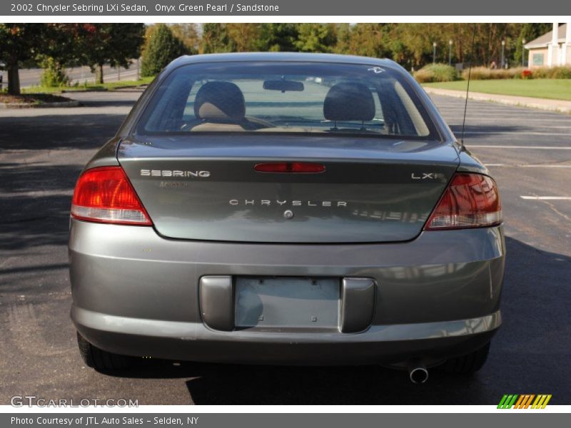 Onyx Green Pearl / Sandstone 2002 Chrysler Sebring LXi Sedan