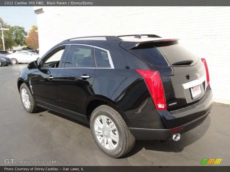 Black Raven / Ebony/Ebony 2012 Cadillac SRX FWD