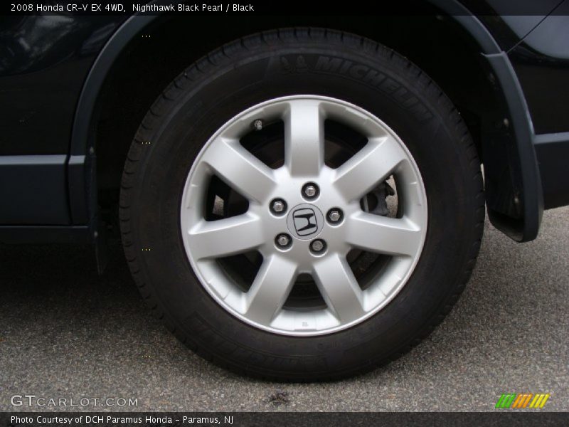 Nighthawk Black Pearl / Black 2008 Honda CR-V EX 4WD
