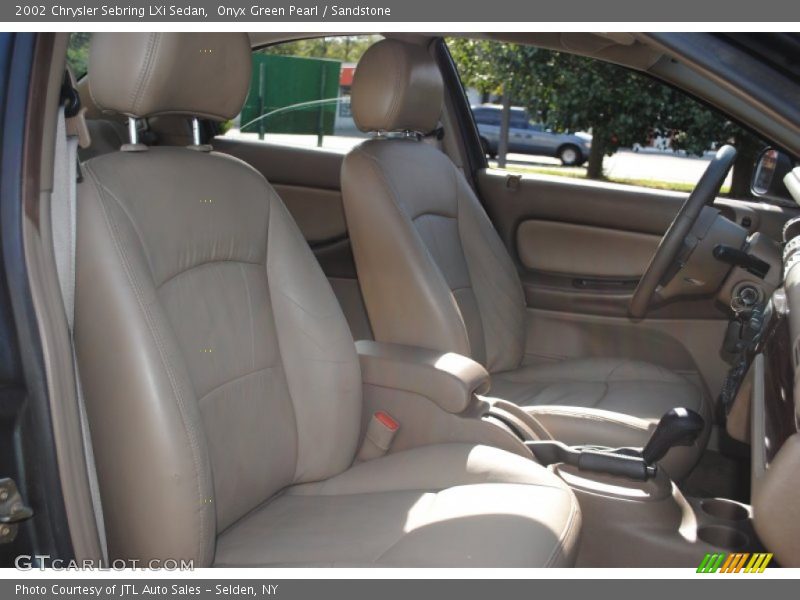 Onyx Green Pearl / Sandstone 2002 Chrysler Sebring LXi Sedan