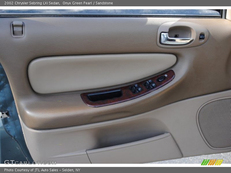 Onyx Green Pearl / Sandstone 2002 Chrysler Sebring LXi Sedan