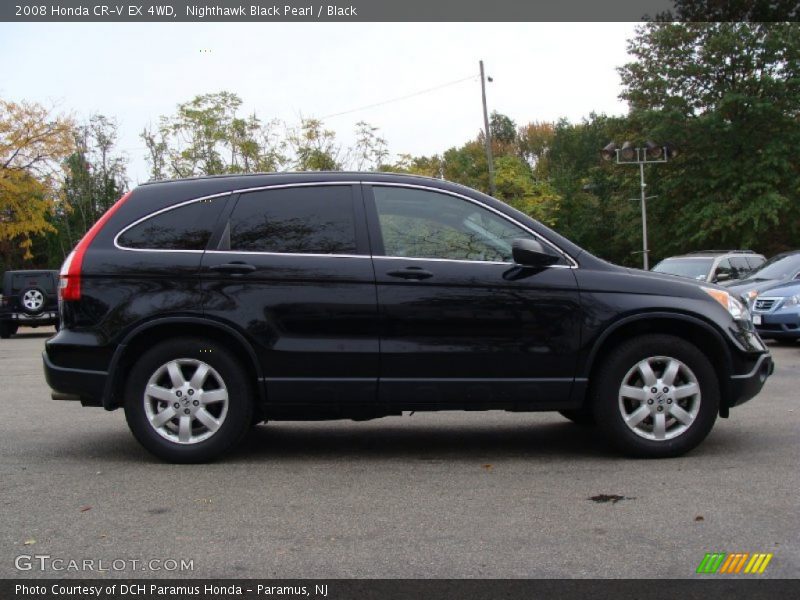 Nighthawk Black Pearl / Black 2008 Honda CR-V EX 4WD