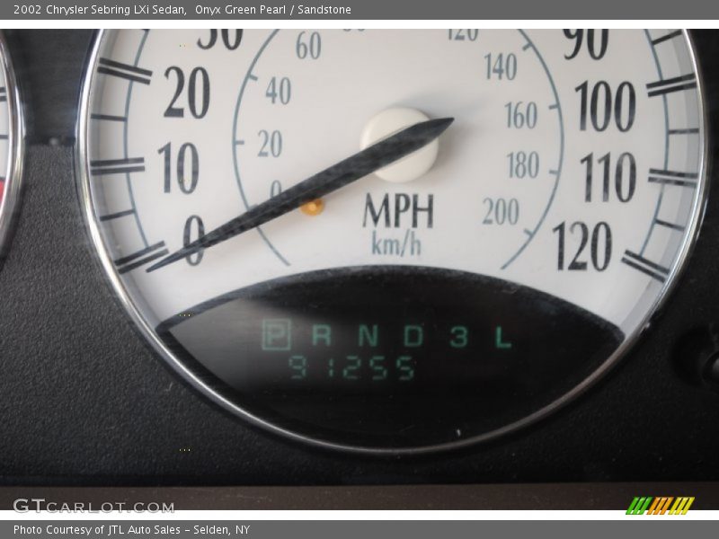 Onyx Green Pearl / Sandstone 2002 Chrysler Sebring LXi Sedan