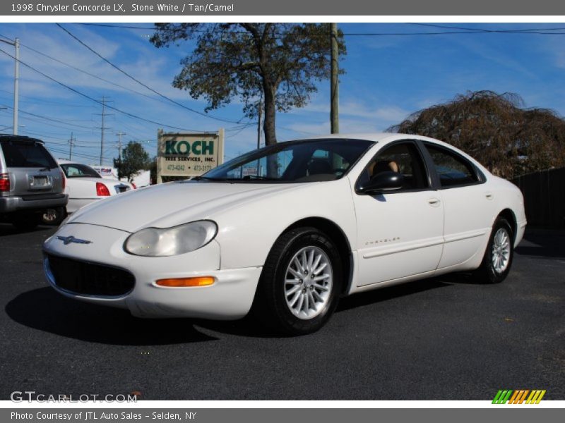 Stone White / Tan/Camel 1998 Chrysler Concorde LX