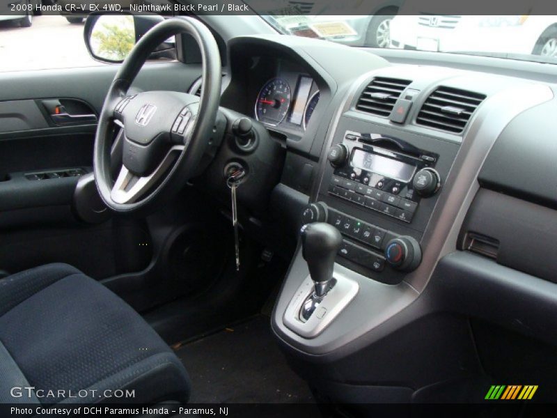 Nighthawk Black Pearl / Black 2008 Honda CR-V EX 4WD
