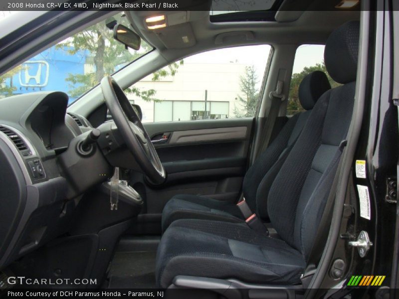 Nighthawk Black Pearl / Black 2008 Honda CR-V EX 4WD