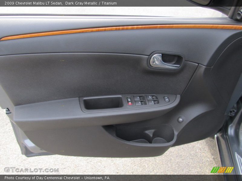 Dark Gray Metallic / Titanium 2009 Chevrolet Malibu LT Sedan