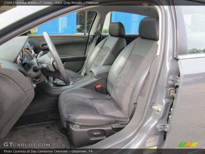 Dark Gray Metallic / Titanium 2009 Chevrolet Malibu LT Sedan