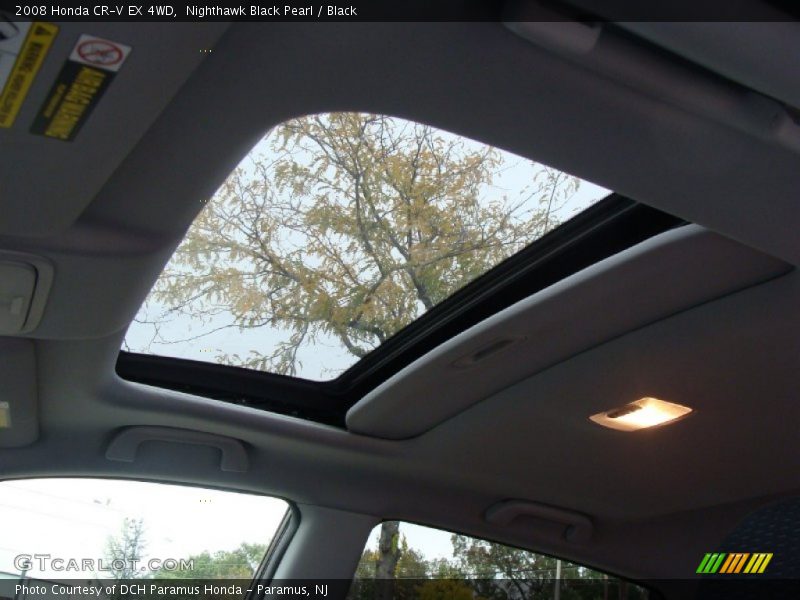 Nighthawk Black Pearl / Black 2008 Honda CR-V EX 4WD