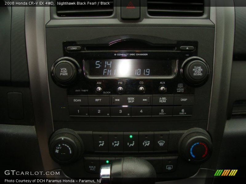 Nighthawk Black Pearl / Black 2008 Honda CR-V EX 4WD