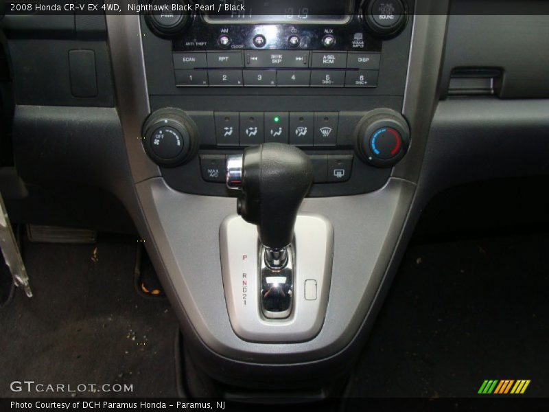 Nighthawk Black Pearl / Black 2008 Honda CR-V EX 4WD