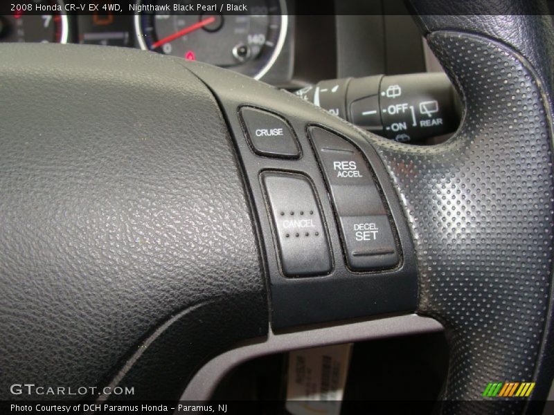 Nighthawk Black Pearl / Black 2008 Honda CR-V EX 4WD