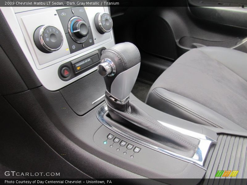 Dark Gray Metallic / Titanium 2009 Chevrolet Malibu LT Sedan