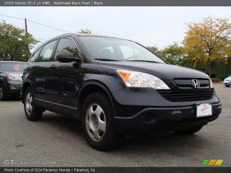 Nighthawk Black Pearl / Black 2008 Honda CR-V LX 4WD