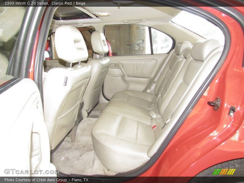 Classic Red / Beige 1999 Infiniti G 20 Sedan