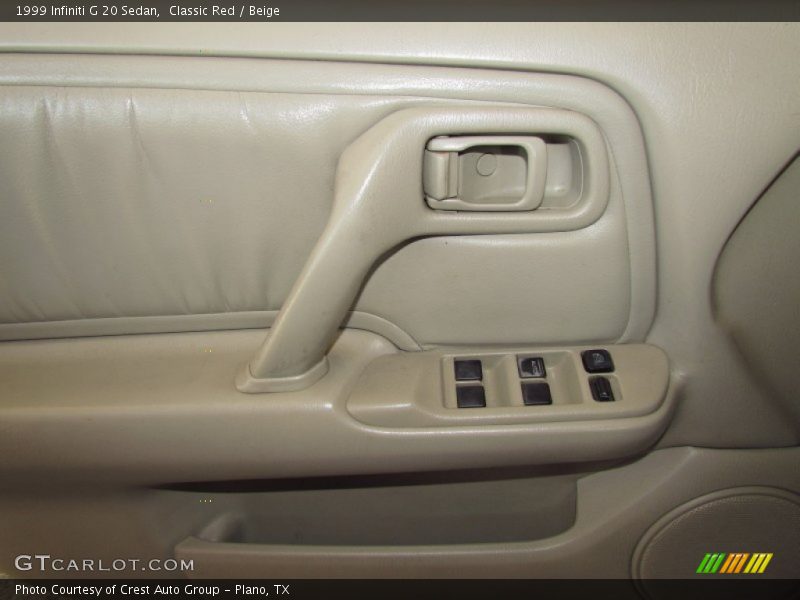 Classic Red / Beige 1999 Infiniti G 20 Sedan