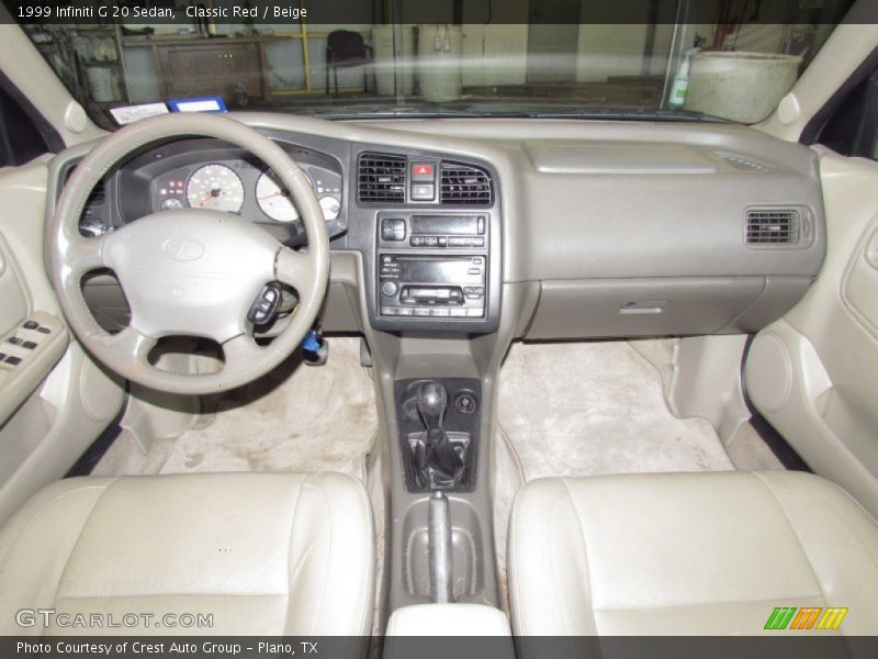 Classic Red / Beige 1999 Infiniti G 20 Sedan