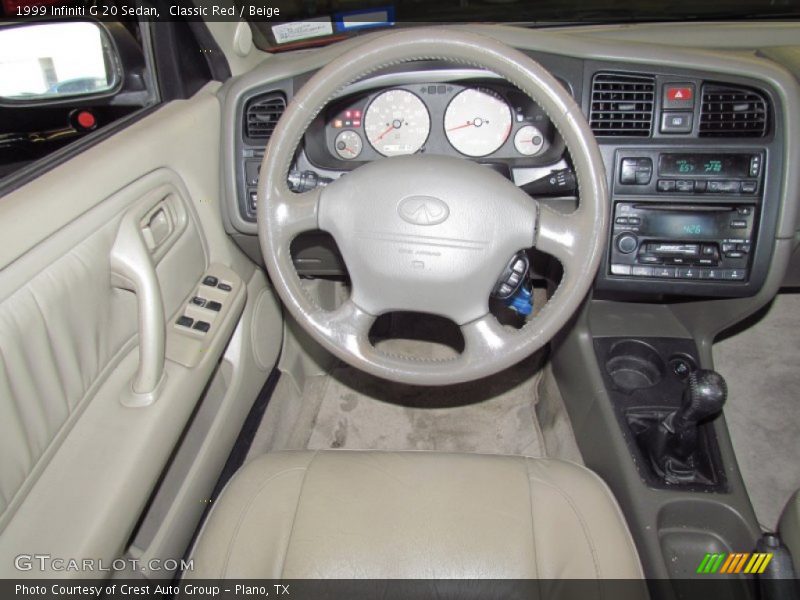 Classic Red / Beige 1999 Infiniti G 20 Sedan