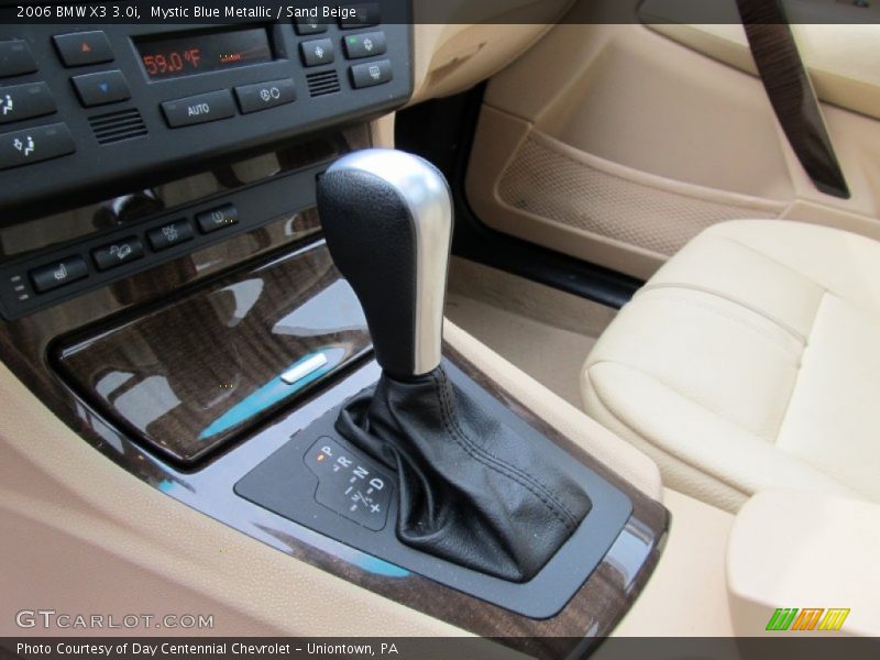 Mystic Blue Metallic / Sand Beige 2006 BMW X3 3.0i