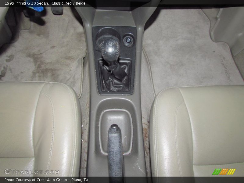Classic Red / Beige 1999 Infiniti G 20 Sedan