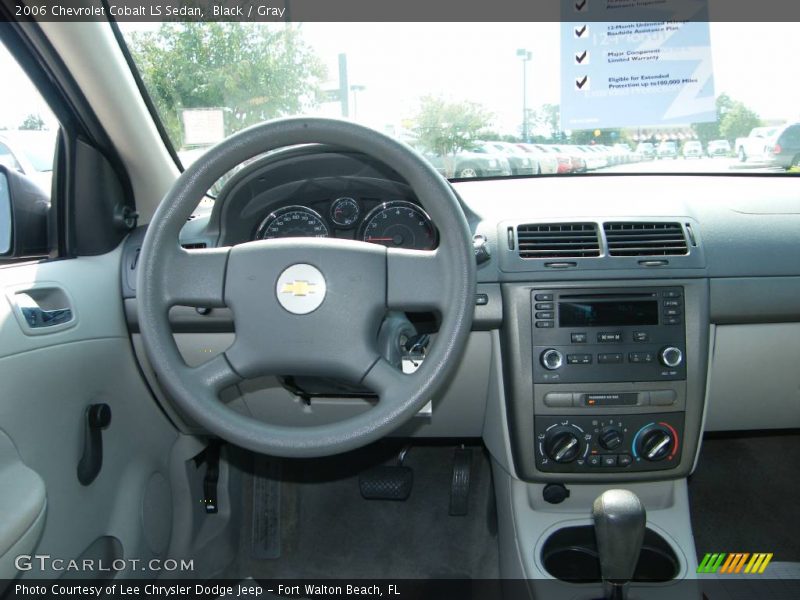 Black / Gray 2006 Chevrolet Cobalt LS Sedan