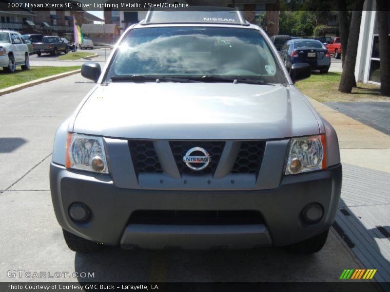Silver Lightning Metallic / Steel/Graphite 2007 Nissan Xterra SE