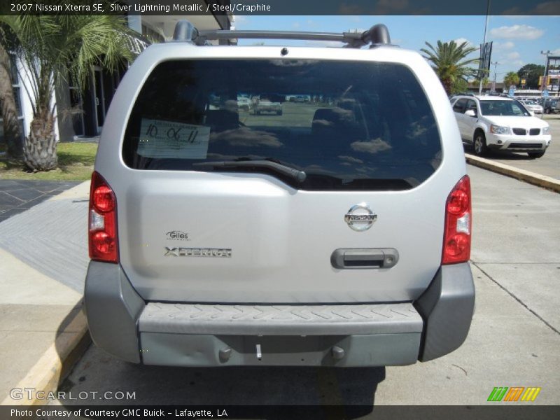 Silver Lightning Metallic / Steel/Graphite 2007 Nissan Xterra SE