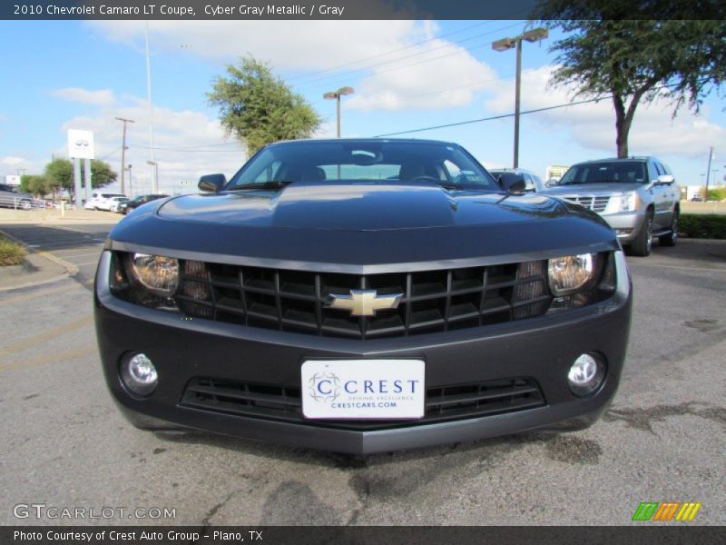 Cyber Gray Metallic / Gray 2010 Chevrolet Camaro LT Coupe