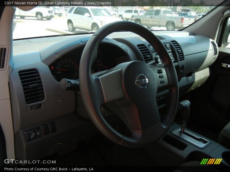 Silver Lightning Metallic / Steel/Graphite 2007 Nissan Xterra SE